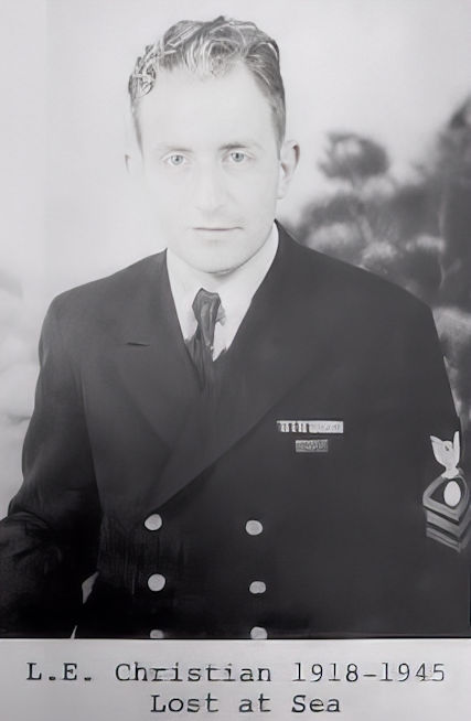 Click or Tap to Enlarge Lewis Enoch CHRISTIAN, WO-Warrant Officer (Electrician)
