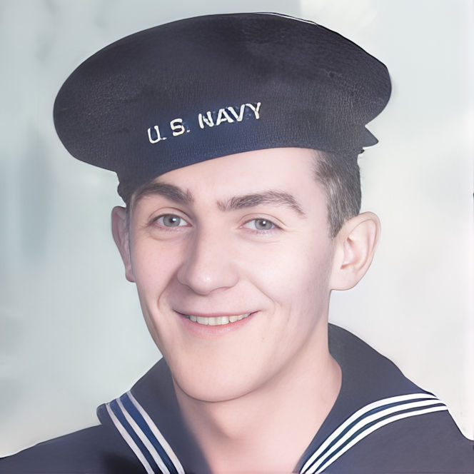 Click or Tap to Enlarge Kenneth Francis FIRESTONE, FC2-Fire Controlman Second Class