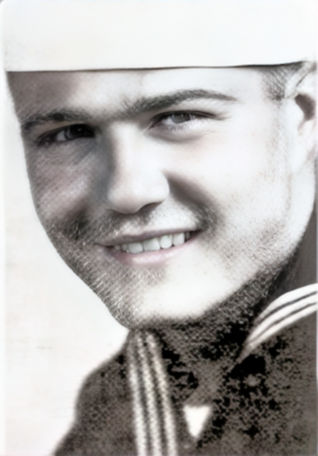 Click or Tap to Enlarge Richard C. KUCHENBACH, QM3-Quartermaster Third Class